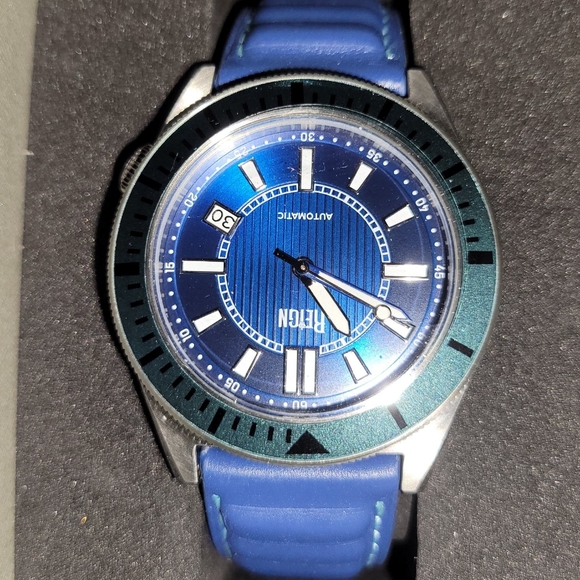 Reign Francis Blue Dial Men's Automatic Watch - Picture 1 of 3